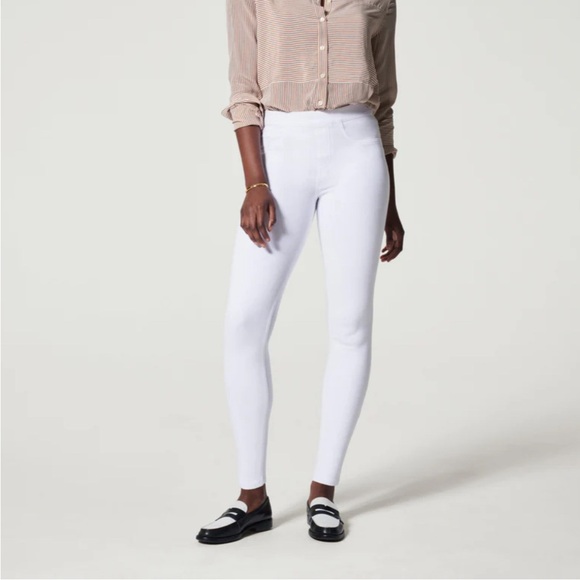 Spanx white ankle Jean-ish leggings brand new- petite - Picture 4 of 5